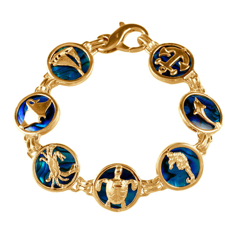46557 - Nautical Sea Opal Bracelet