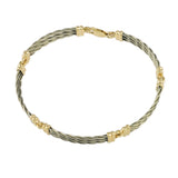 3 Strand 5 Link New Twist Cable Bracelet - Lone Palm Jewelry