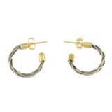 3/4" Plain New Twist Hoop Earrings - Lone Palm Jewelry