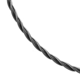 47022 - 2.5mm Stainless Steel New Twist Cable Necklace