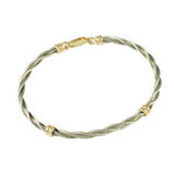 Single New Twist Cable with Grooved Wraps - Lone Palm Jewelry