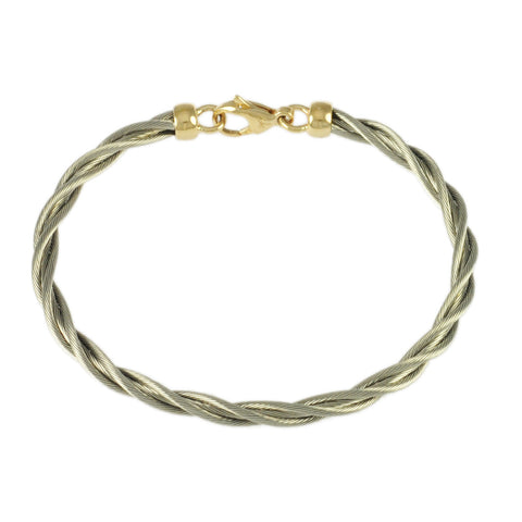 Single New Twist Cable Bracelet - 4mm - Lone Palm Jewelry