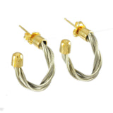 3/4" New Twist Hoop Earrings - Lone Palm Jewelry