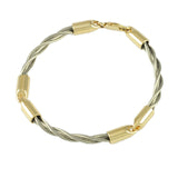 3 Link Bullet New Twist Bracelet - Lone Palm Jewelry