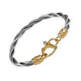 47102 - Mariner's Snap Shackle Sapphire New Twist Bracelet