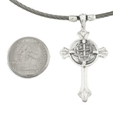 Replica Atocha Cross Pendant on Cable Necklace - Item #47228 - Lone Palm Jewelry
