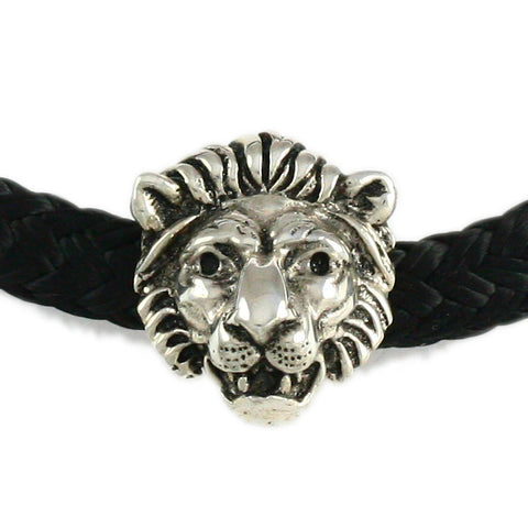 Lion's Head Pipeline Bead - Lone Palm Jewelry