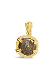 Authentic Widow's Mite Coin Pendant in 14K Setting - Item #9240