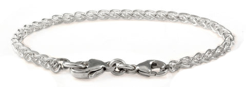 46164 - Double Clasp Chain Bead Bracelet
